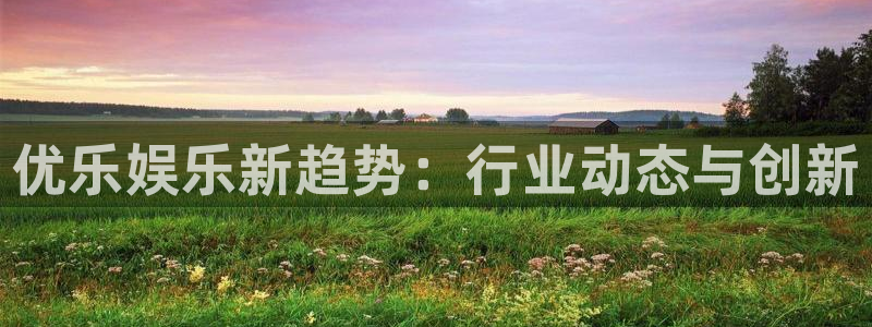 成都bbin视讯电子有限公司：优乐娱乐新趋势：行业动态与创新