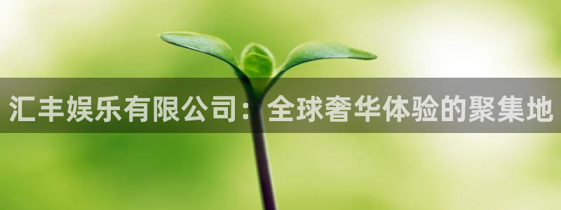 bbin视讯在线下载：汇丰娱乐有限公司：全球奢华体验的聚集地