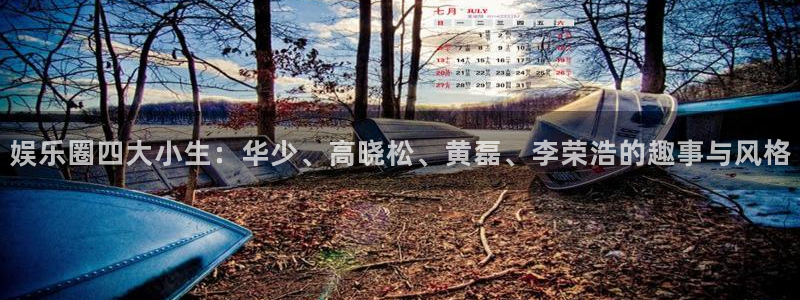 bbin视讯2体育：娱乐圈四大小生：华少、高晓松、黄磊、李荣浩的趣事与风格